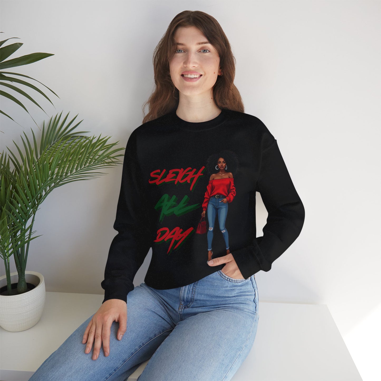 Christmas Sleigh All Day Sweatshirt