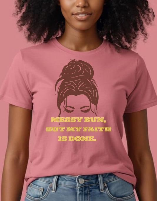 Faith-Inspired Women's Tee, Cute T-Shirt, Inspirational Top, Faith Shirt, Gift for Her, Everyday Casual Wear