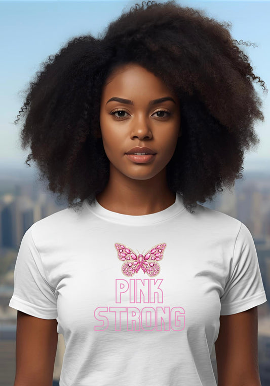 Butterfly— Pink Strong Awareness