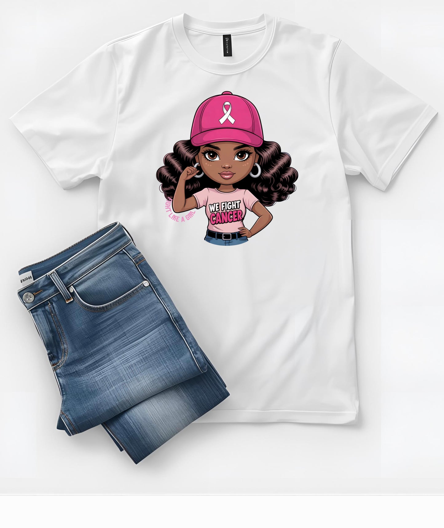 Empowering Cancer Awareness Tee, Women’s Empowerment, Breast Cancer Support T-Shirt, Gift for Her, Comfortable Casual Wear