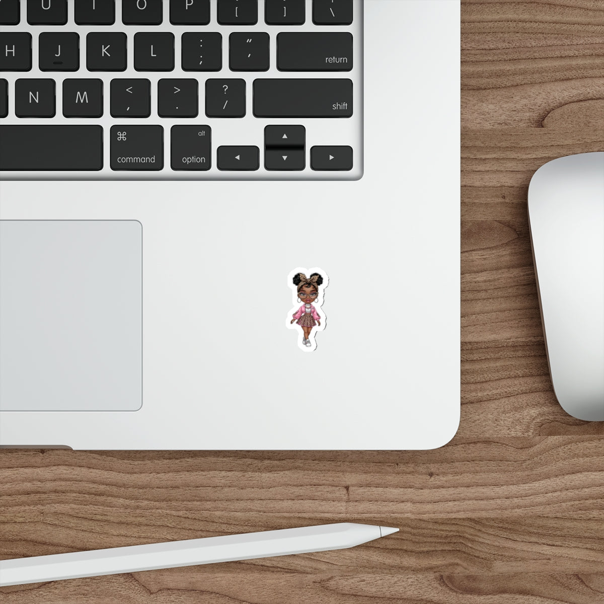 Chic Die-Cut Stickers | Cute Girl Sticker for Laptop, Phone, Journal Décor, Gift for Teens, Fun Party Favor