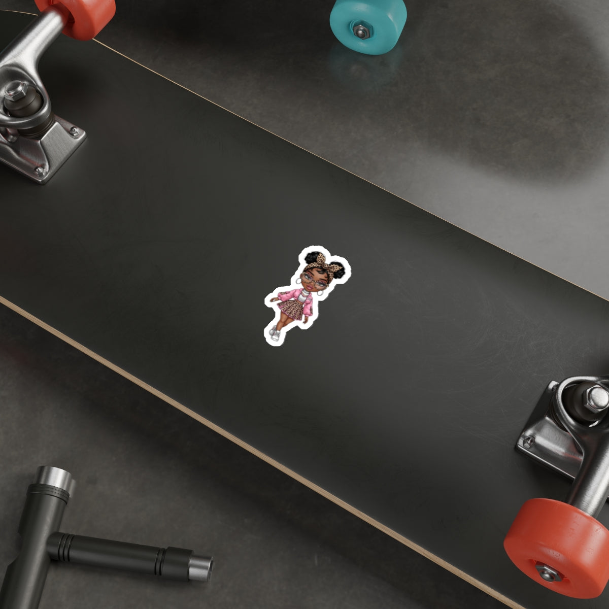 Chic Die-Cut Stickers | Cute Girl Sticker for Laptop, Phone, Journal Décor, Gift for Teens, Fun Party Favor